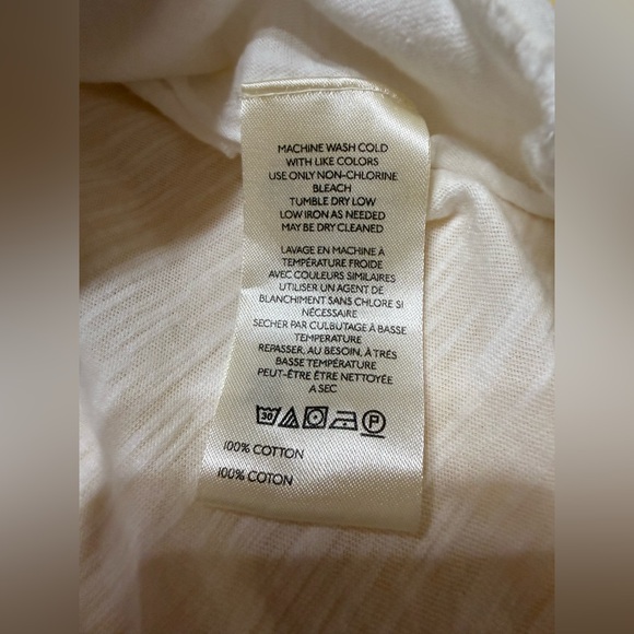 H264 Free People M pp14 L p15 unstretched Ivory Ruffle-Trim Swing Tank Top - Picture 5 of 9